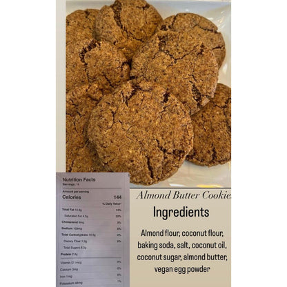 Gluten Free, Sugar Free Bakery - Almond Butter Cookies